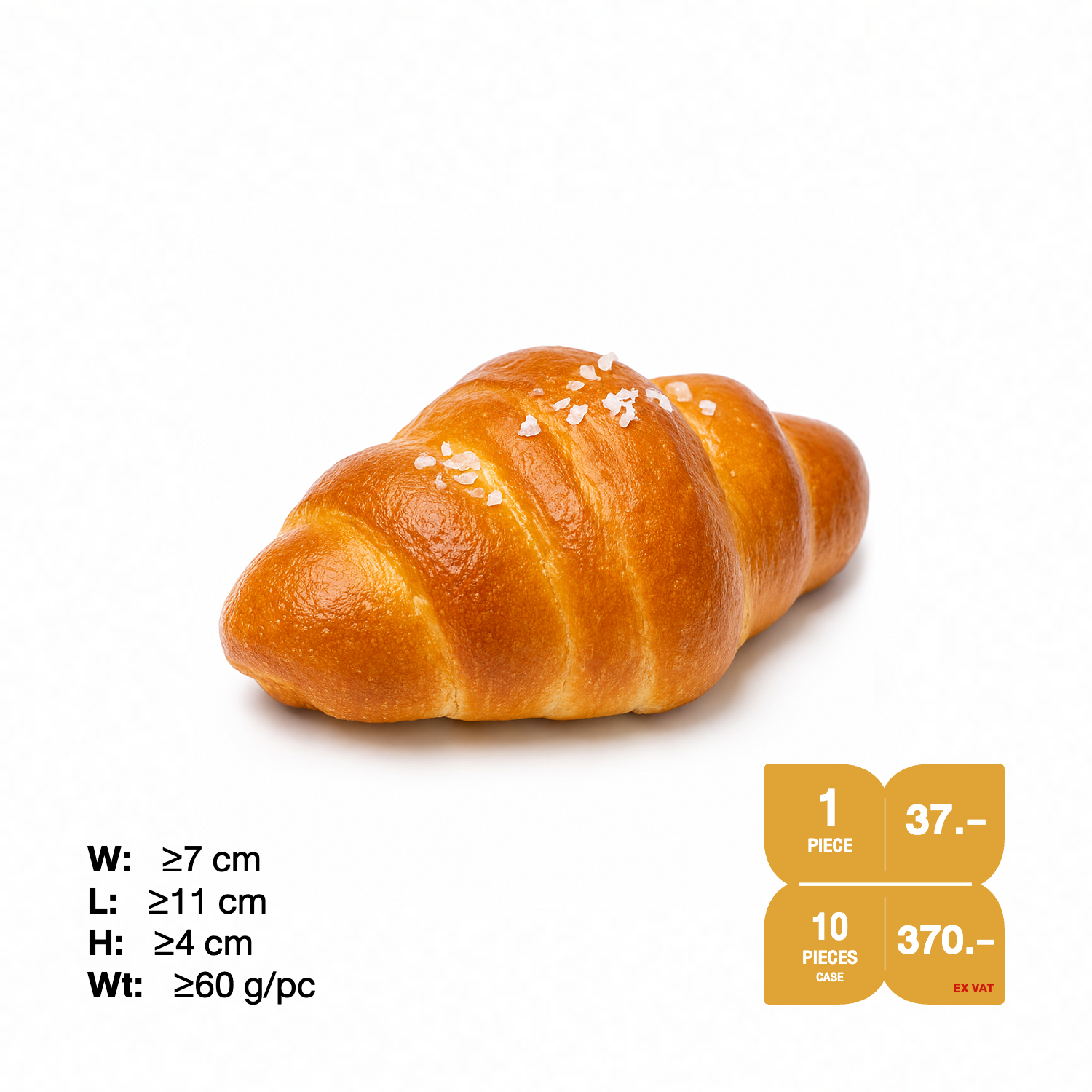 ขนมปังเเช่แข็ง SYNOVA : ชิโอะปังมันม่วง (ยกกล่อง)